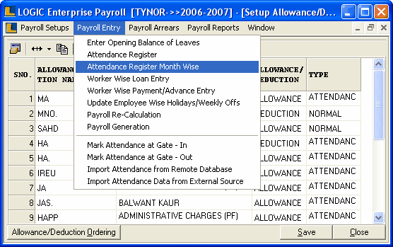 EmployeeAttendanceRegister