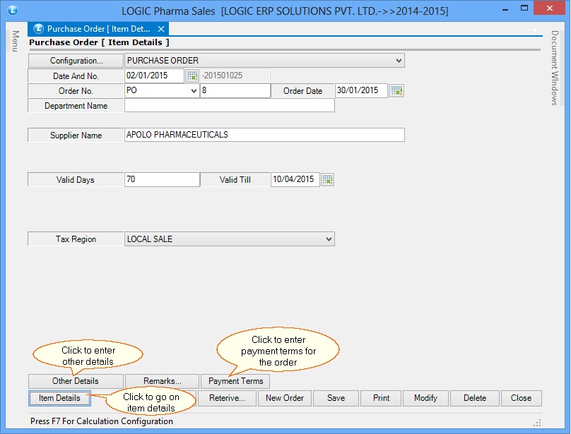 Purchase Order