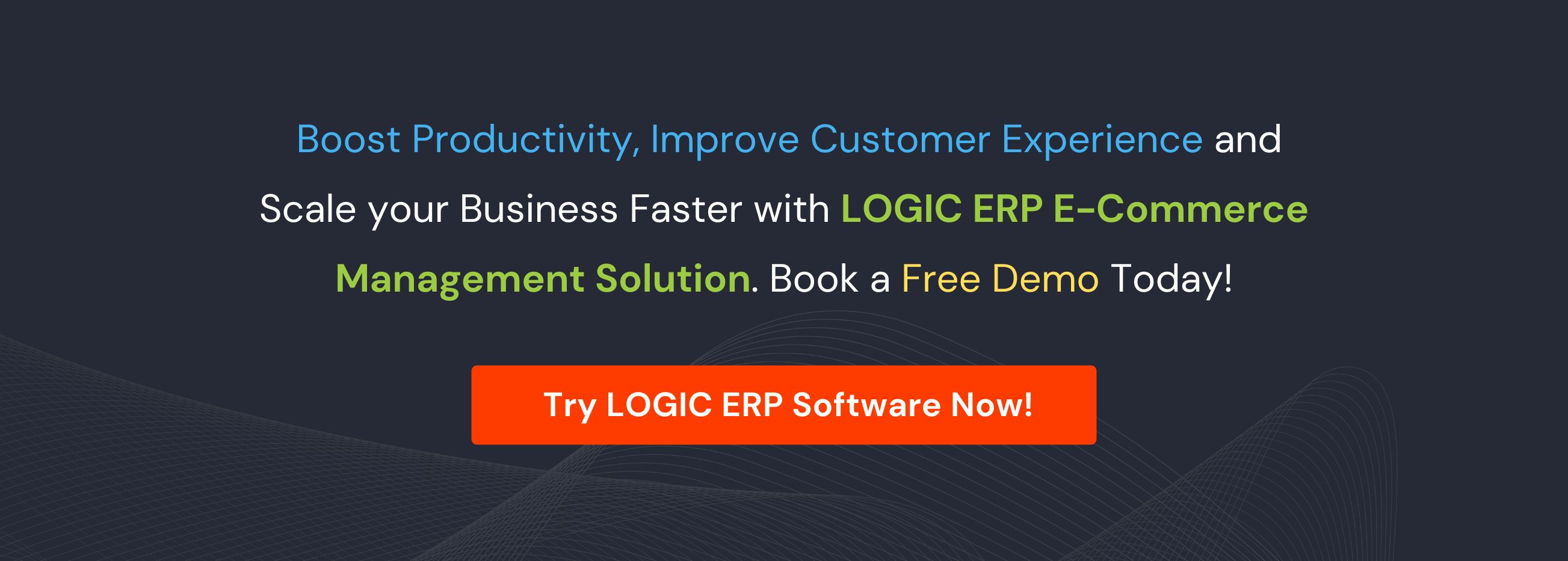 Book a Free Demo of LOGIC ERP Software Now!