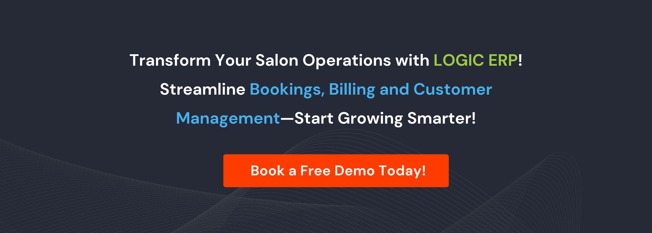 Book a Free Demo of LOGIC ERP Software Now!