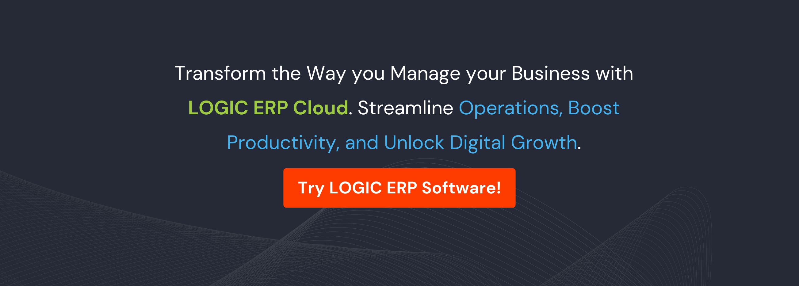 Book a Free Demo of LOGIC ERP Cloud Software Now!