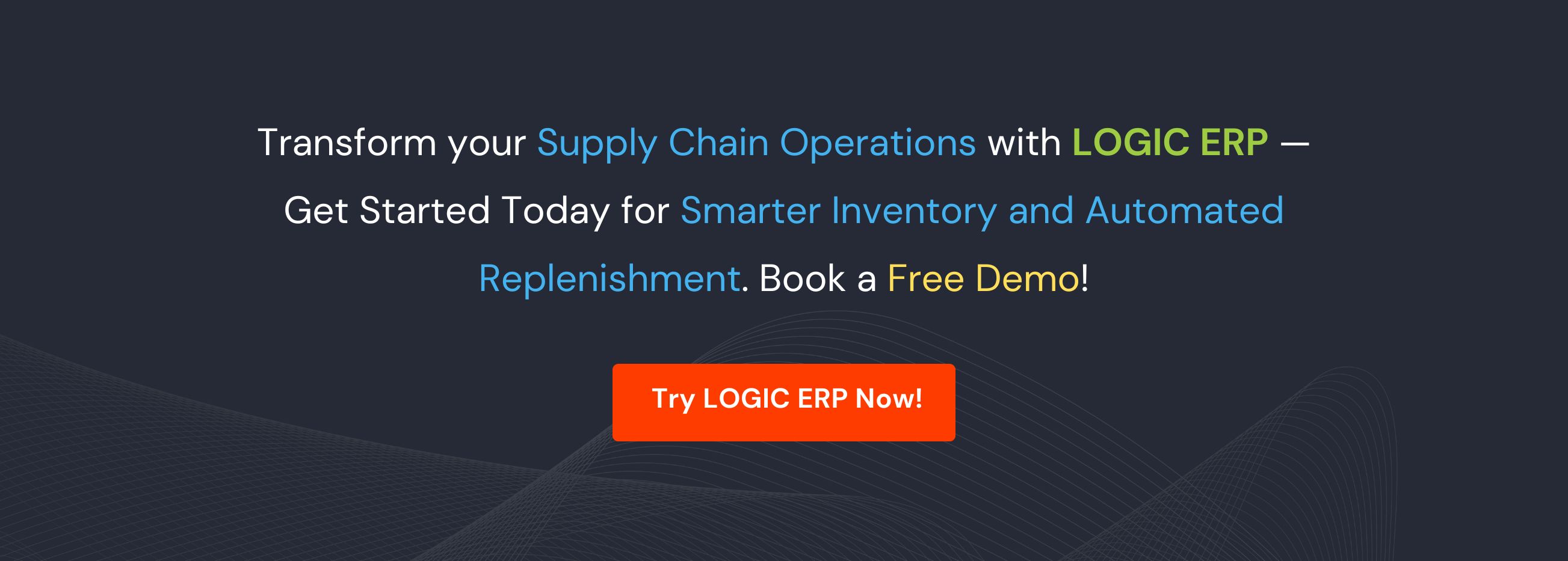 Book a Free Demo of LOGIC ERP Software Now!