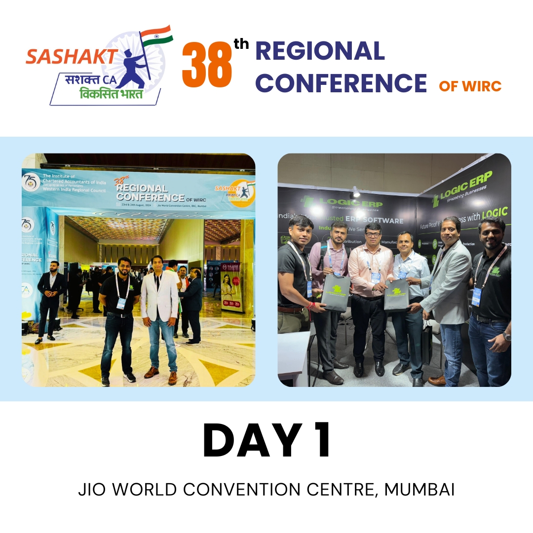 Day 1 : Logic ERP at 38th Regional Conference of WIRC