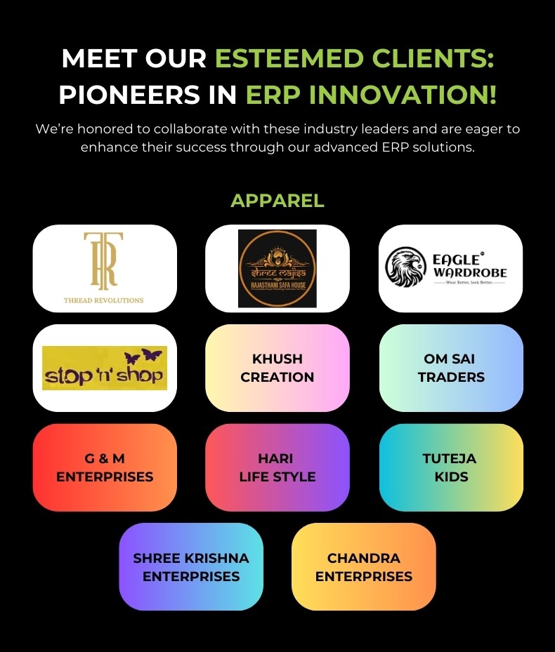 Meet Our Esteemed Clients: Pioneers In ERP Innovation!