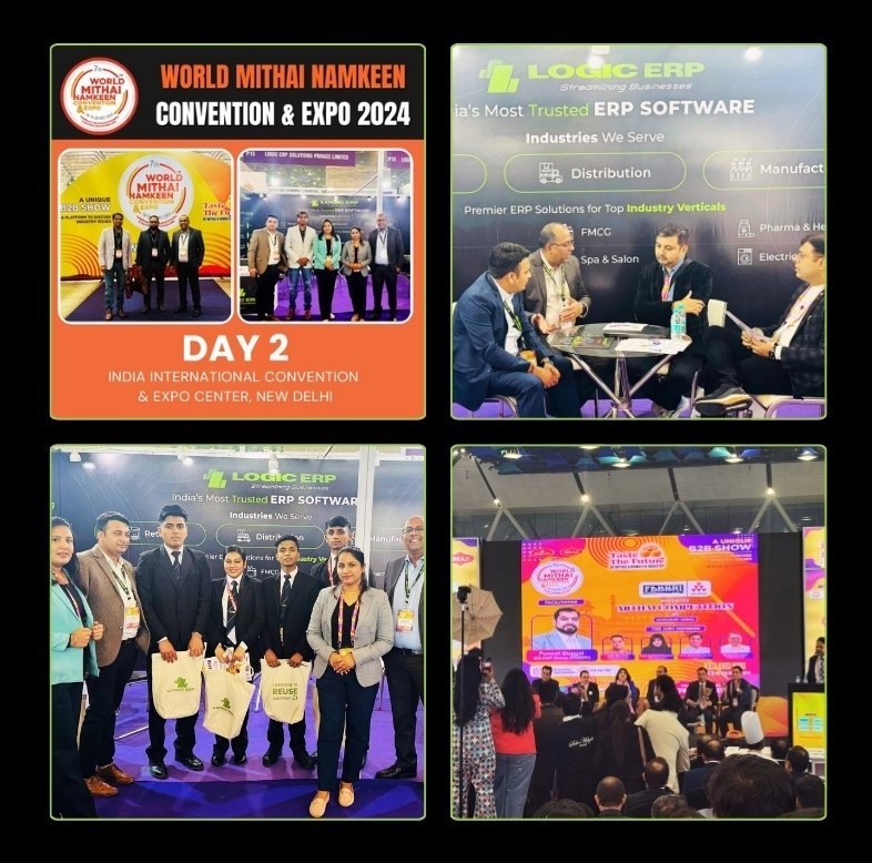 Day 2 | LOGIC ERP Team at World Mithai Namkeen Convention & Expo 2024