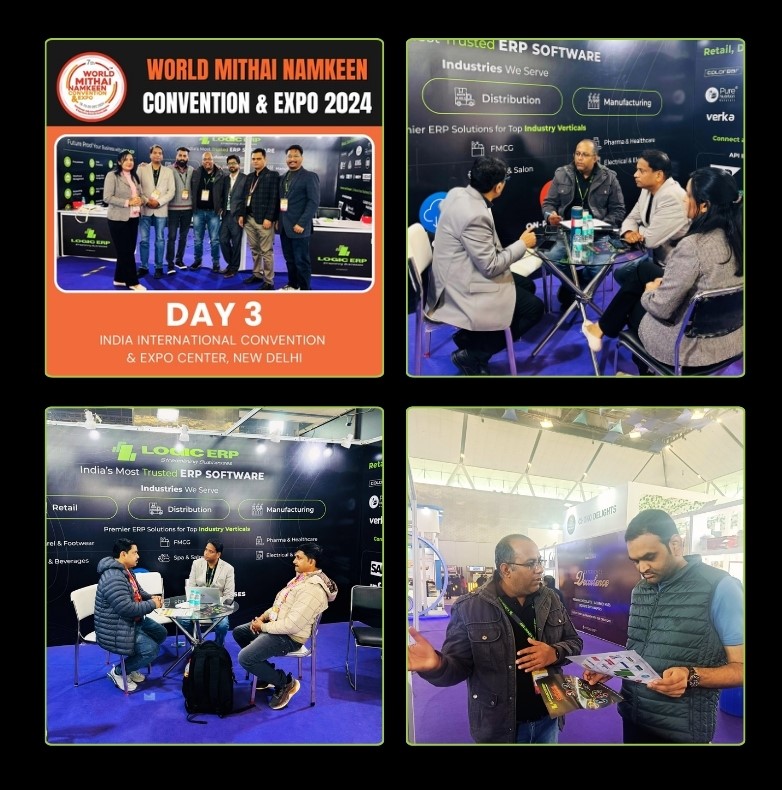 Day 3 | LOGIC ERP Team at World Mithai Namkeen Convention & Expo 2024