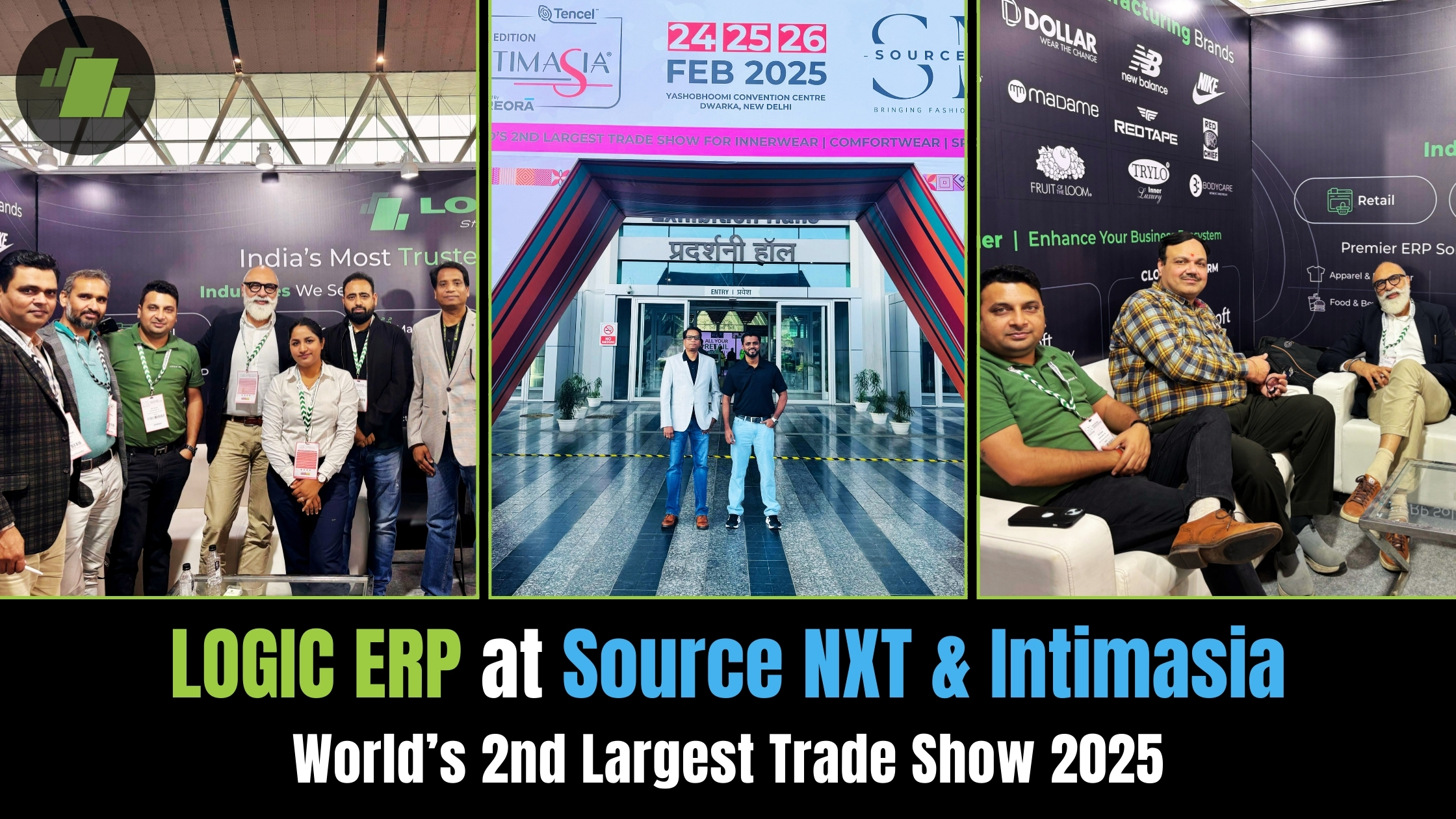 LOGIC ERP at Source NXT & Intimasia 2025 | World’s 2nd Largest Trade Show 2025, New Delhi