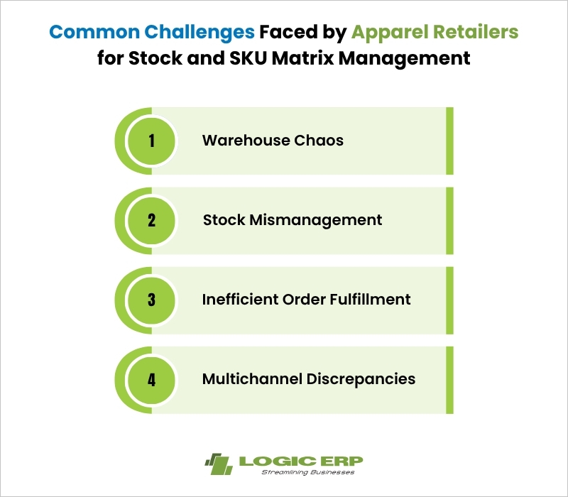 Common Challenges Faced by Apparel Retailers for Stock and SKU Matrix Management