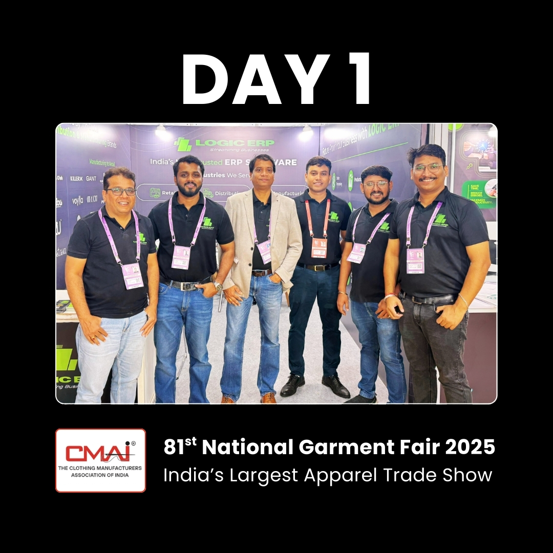 LOGIC ERP at ???? ???????? ??????? ???? | The Clothing Manufacturers Association of India (CMAI) | Day 1