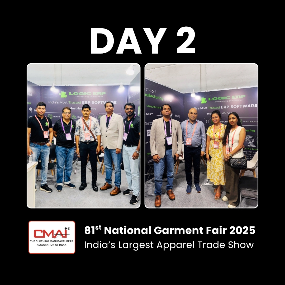 LOGIC ERP at ???? ???????? ??????? ???? | The Clothing Manufacturers Association of India (CMAI) | Day 2