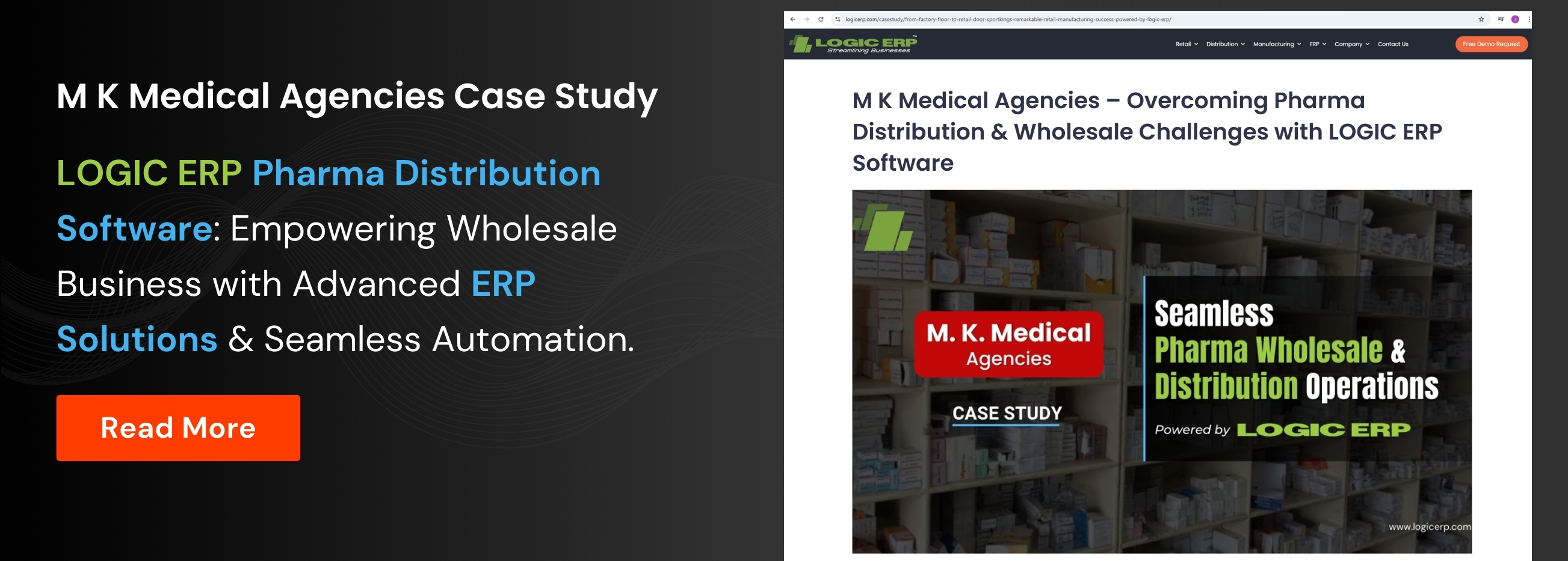 M K Medical Agencies — Overcoming Pharma Distribution & Wholesale Challenges with LOGIC ERP Software