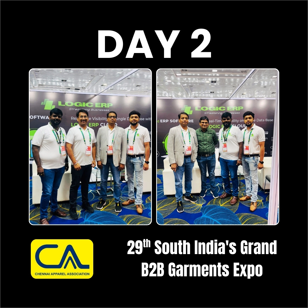 LOGIC ERP at CAA Chennai Apparels Association ??????? ???? ???? | ??? ?