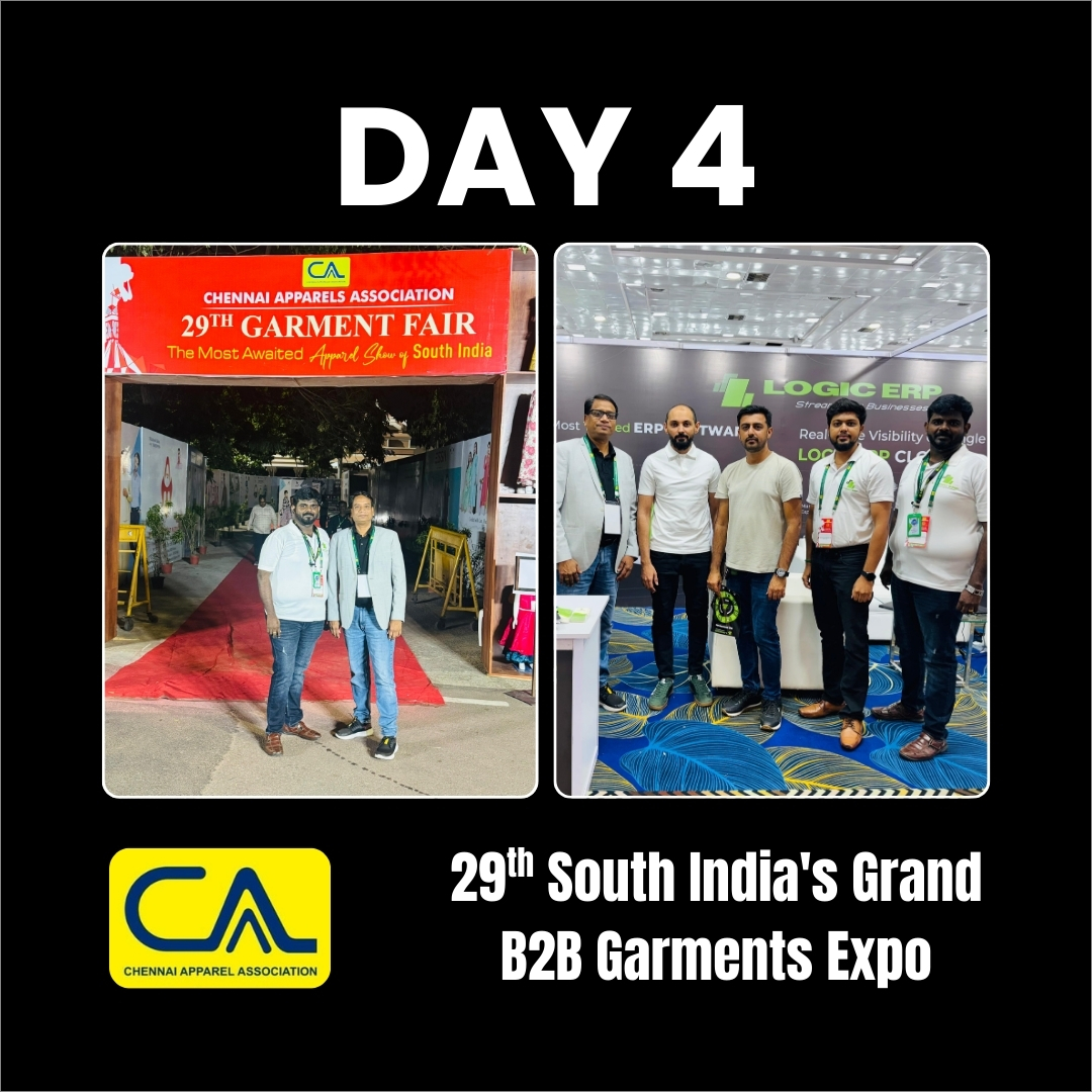 LOGIC ERP at CAA Chennai Apparels Association ??????? ???? ???? | ??? ?