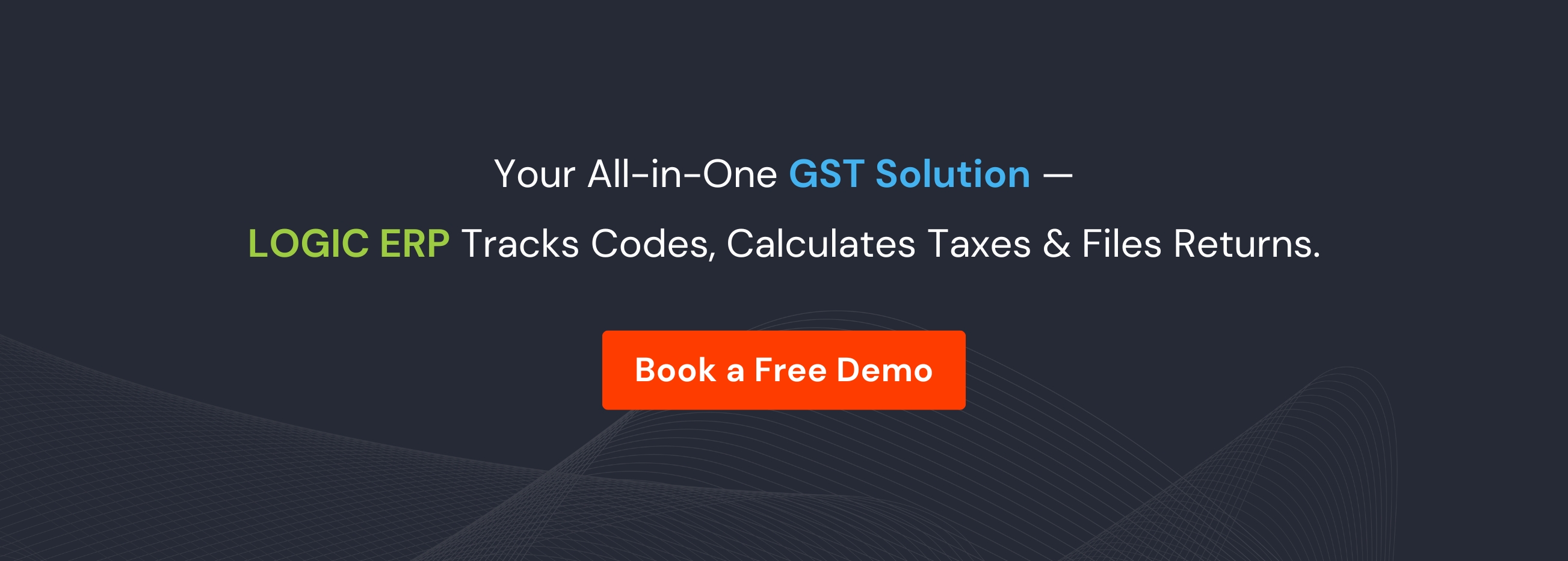 Book Demo of LOGIC ERP GST Software Now!
