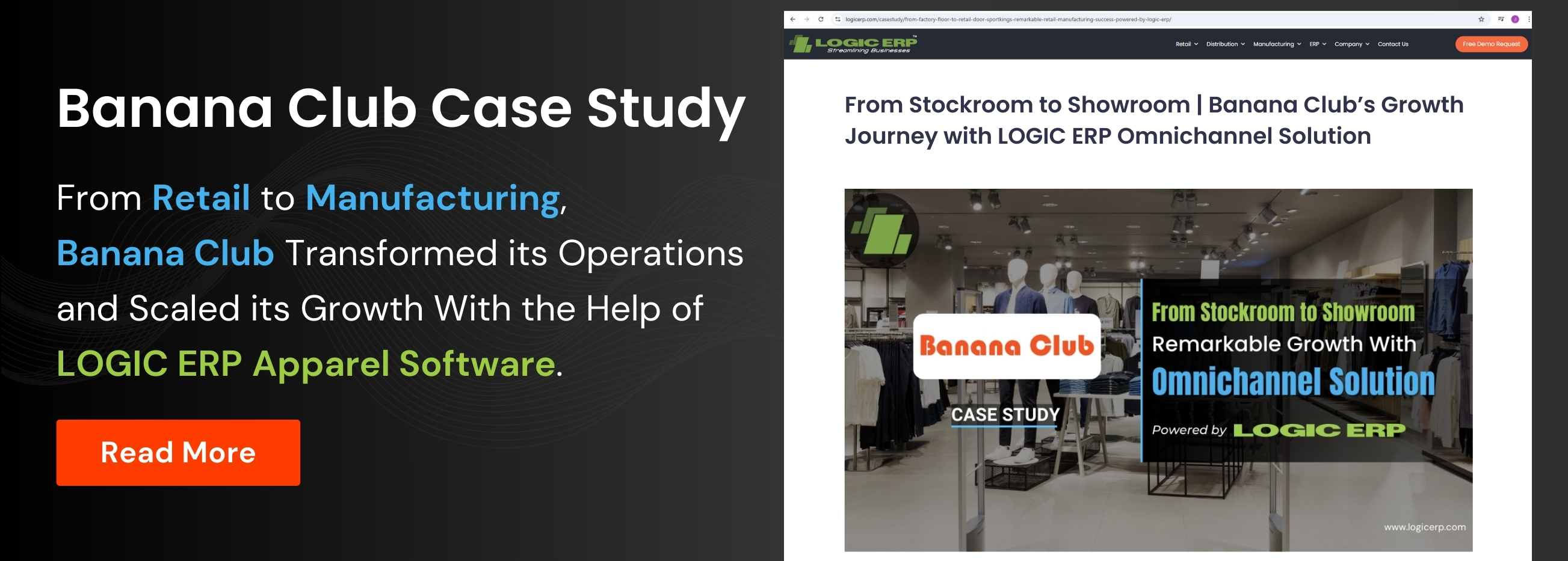 From Stockroom to Showroom | Banana Club’s Growth Journey with LOGIC ERP Omnichannel Solution