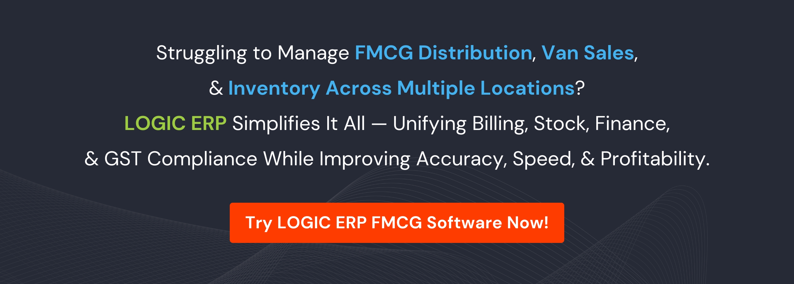 Book Demo of LOGIC ERP FMCG Software Now!