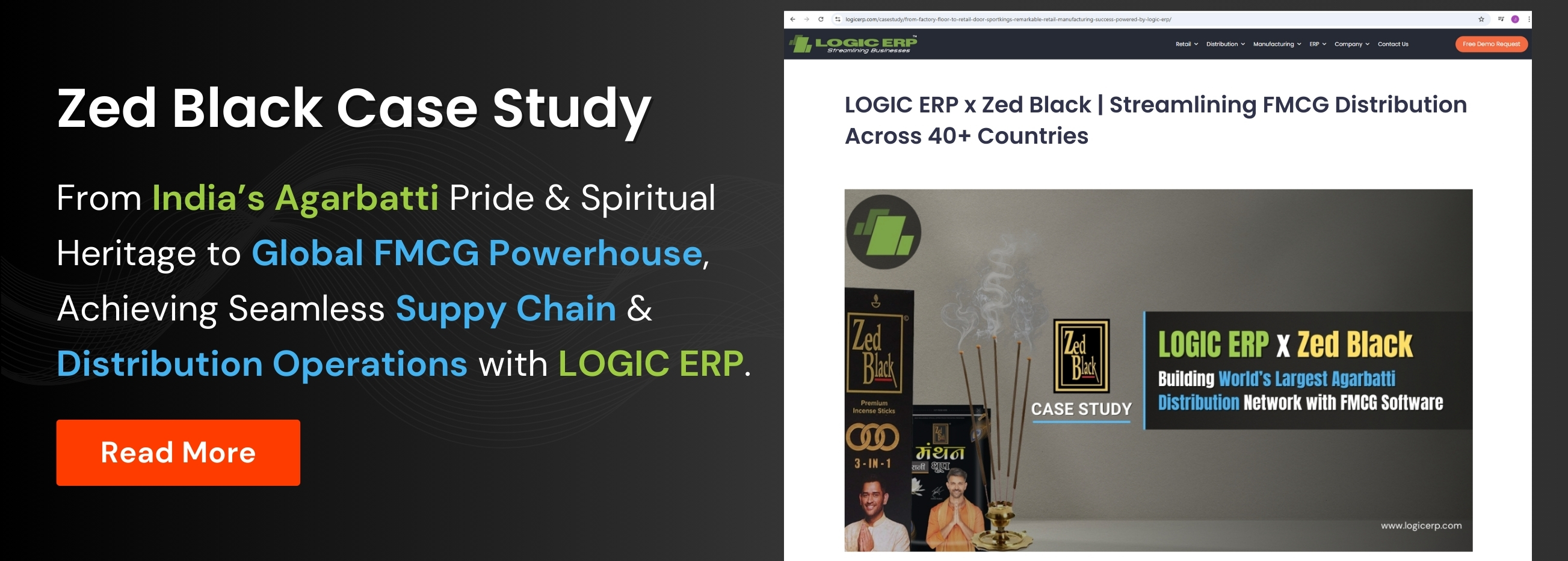 LOGIC ERP x Zed Black | Streamlining FMCG Distribution Across 40+ Countries