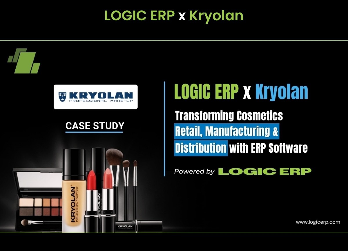 LOGIC ERP x Kryolan | Transforming Cosmetics Retail, Distribution and Manufacturing with Advanced ERP Software
