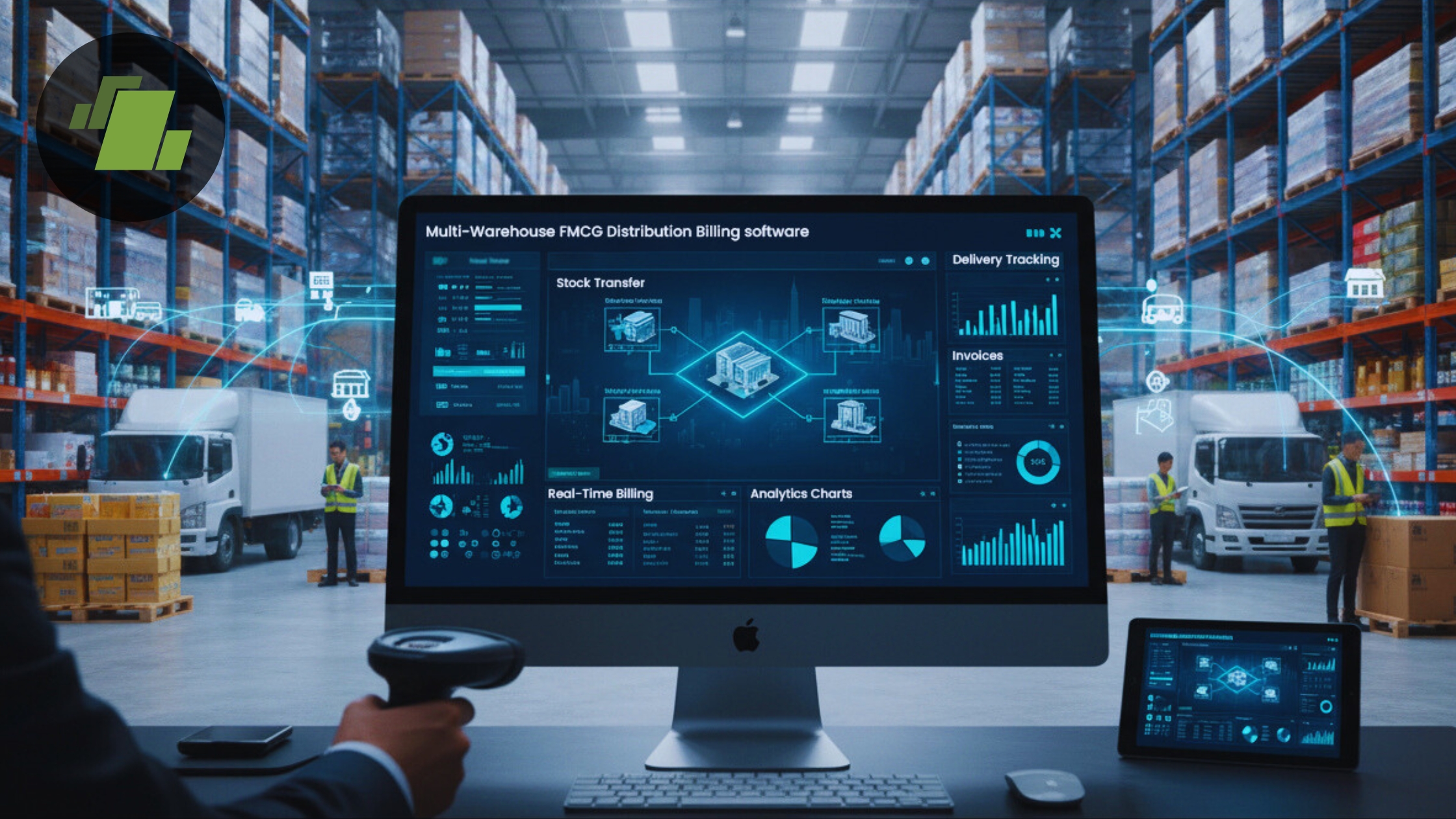 How Billing Software Helps Manage Multi-Warehouse FMCG Distribution