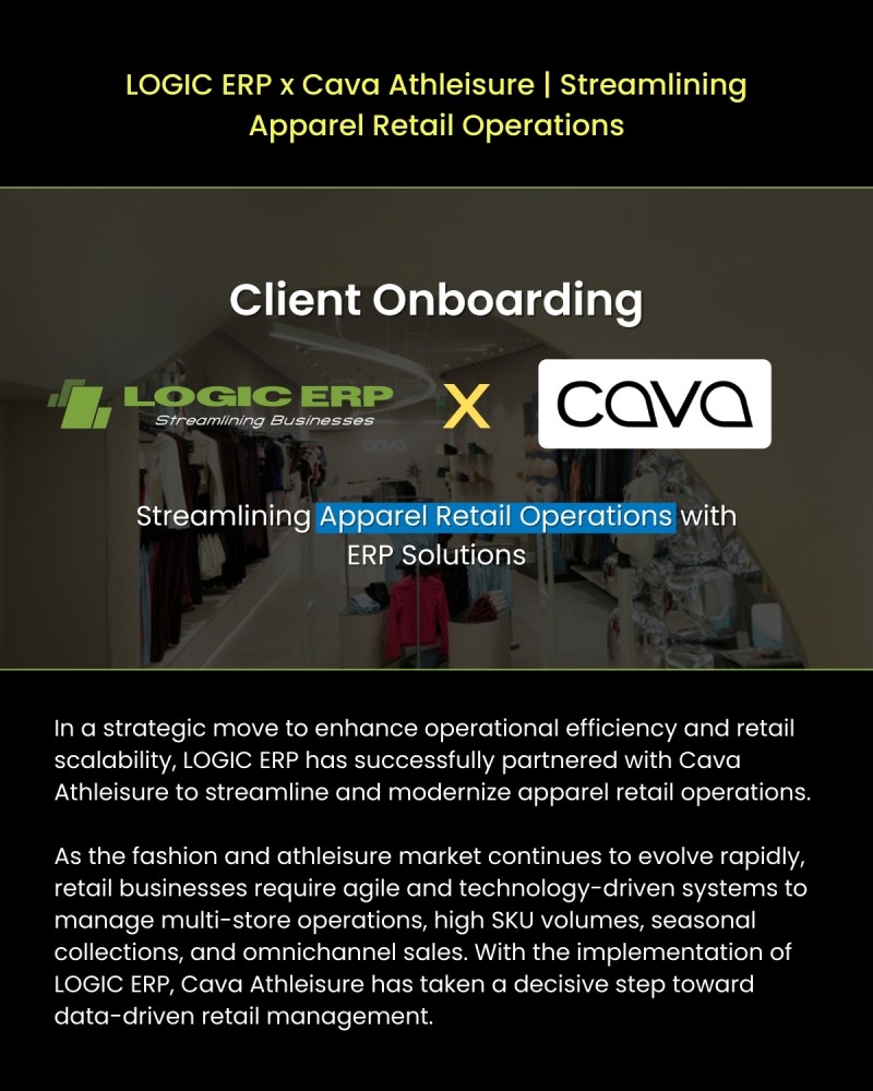 LOGIC ERP x Cava Athleisure | Streamlining Apparel Retail Operations