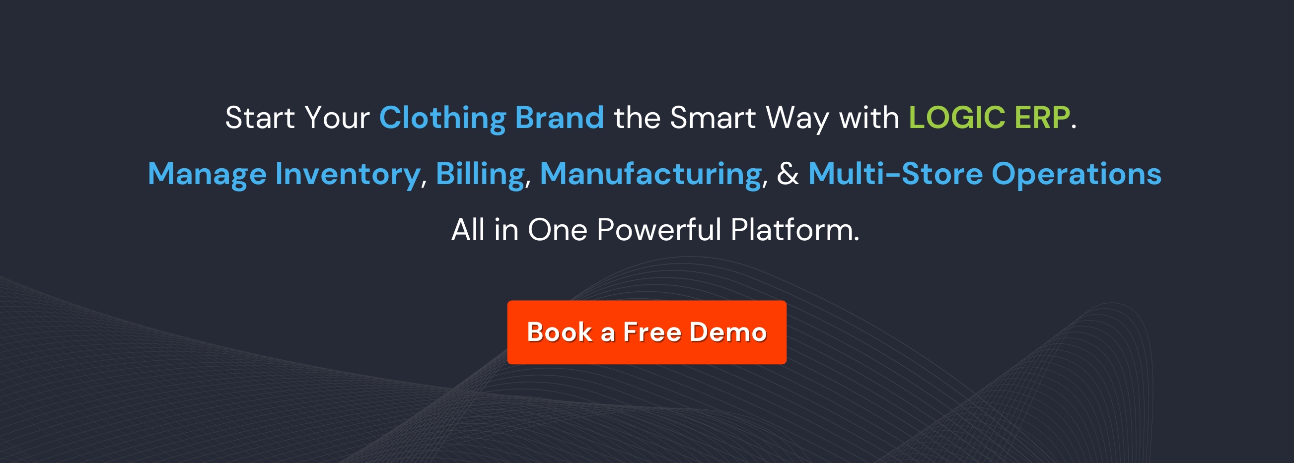 Book a Free Demo of LOGIC ERP Clothing Retail Software Now!