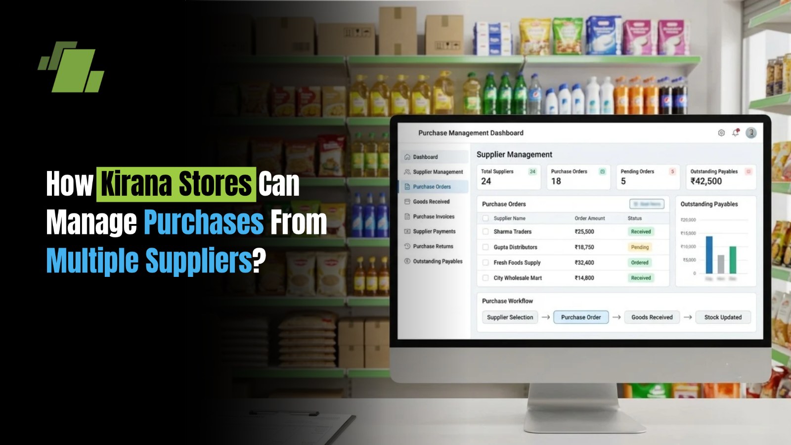 How Kirana Stores Can Manage Purchases From Multiple Suppliers?