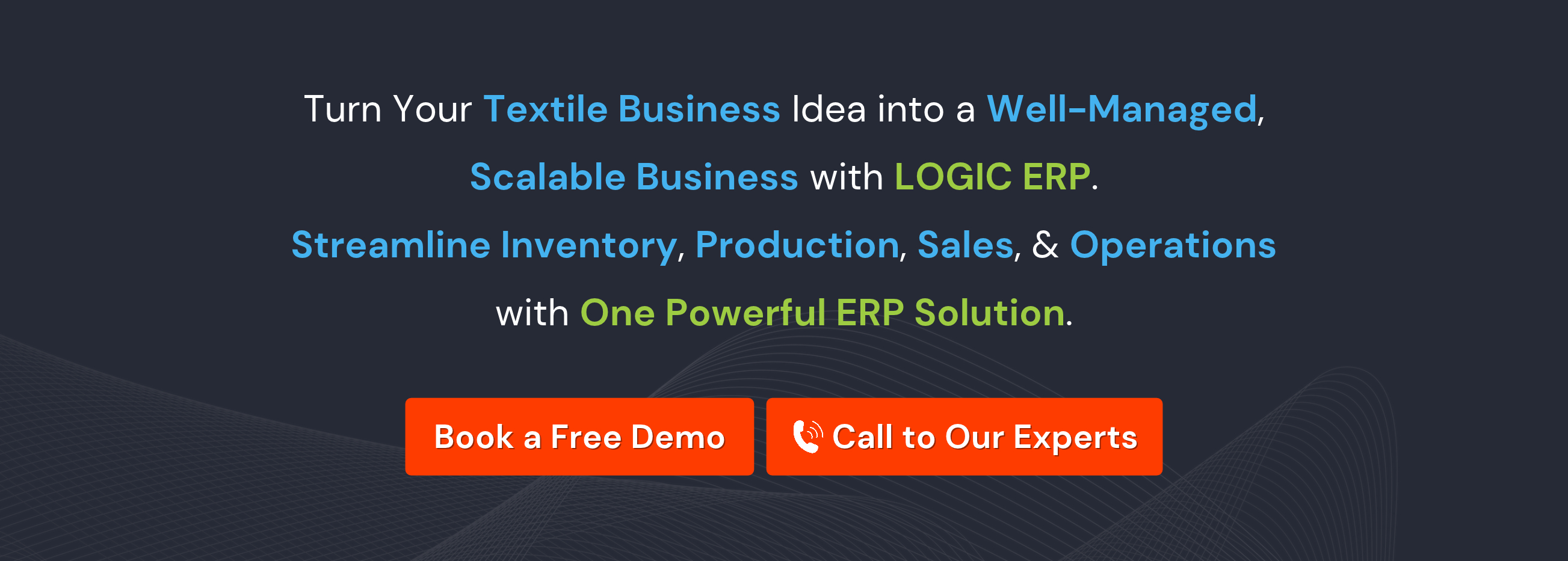 Book a Free Demo of LOGIC ERP Software Now!