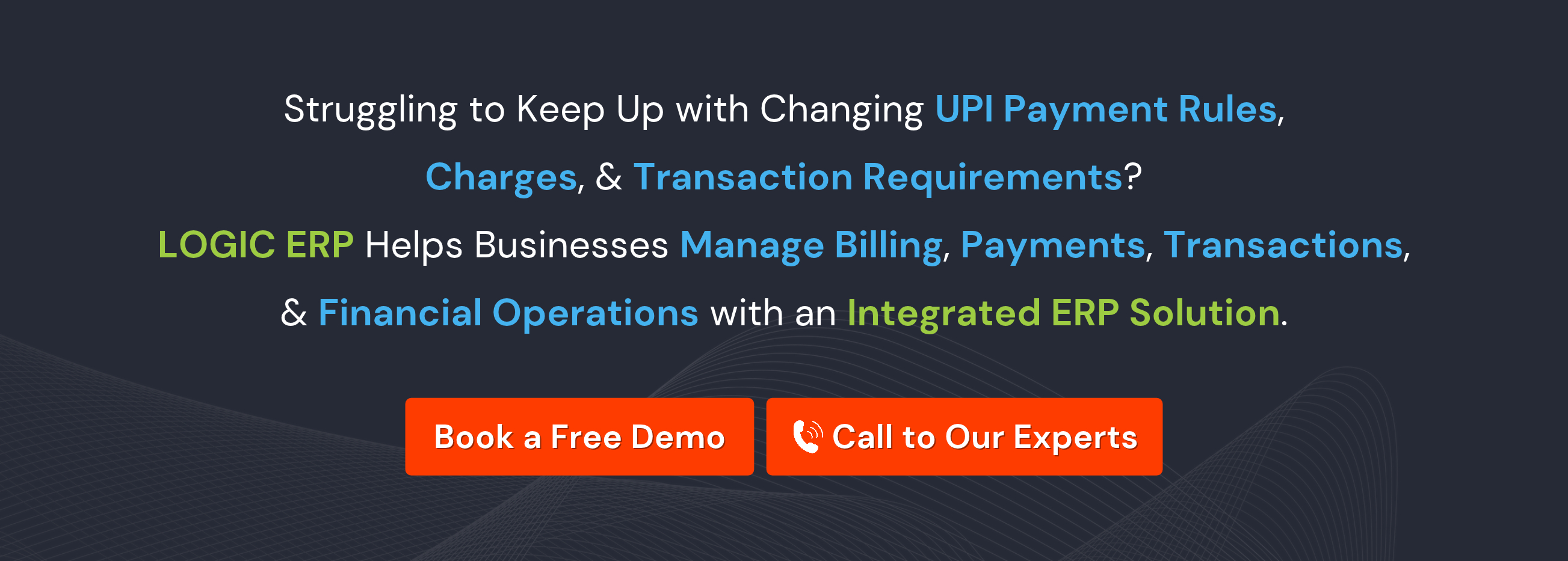 Book a Free Demo of LOGIC ERP Software Now!
