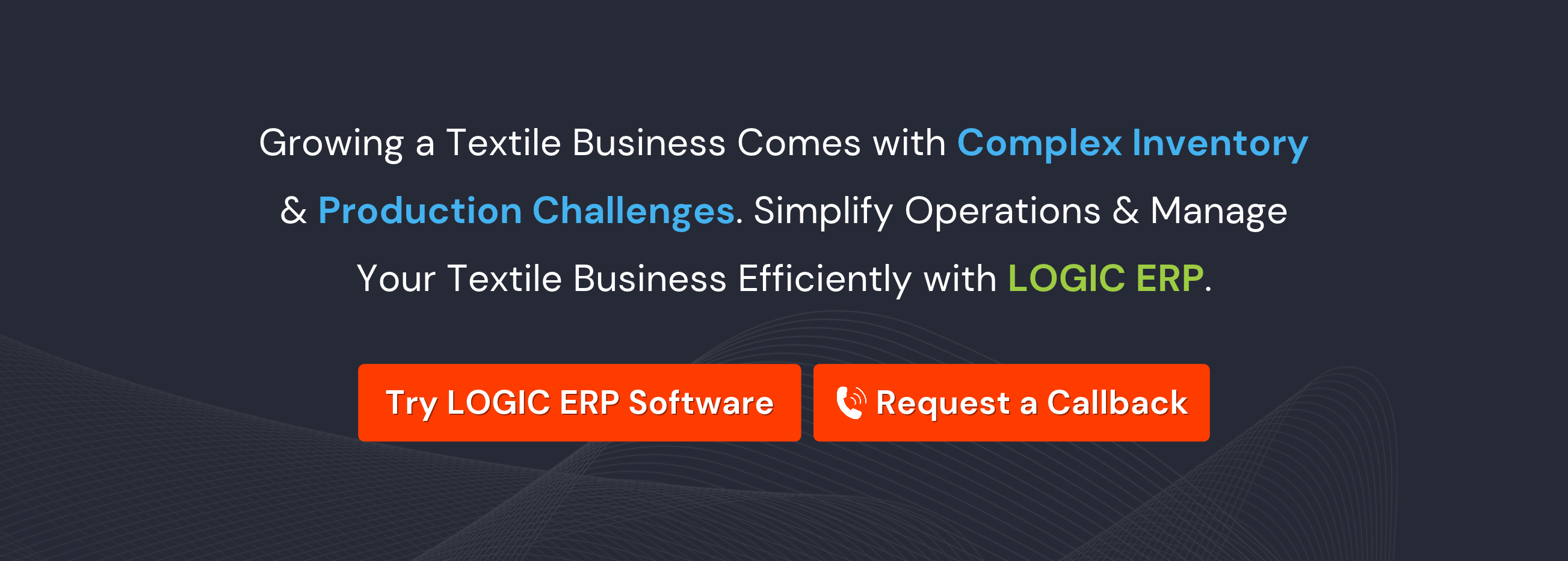 Book a Free Demo of LOGIC ERP Software Now!