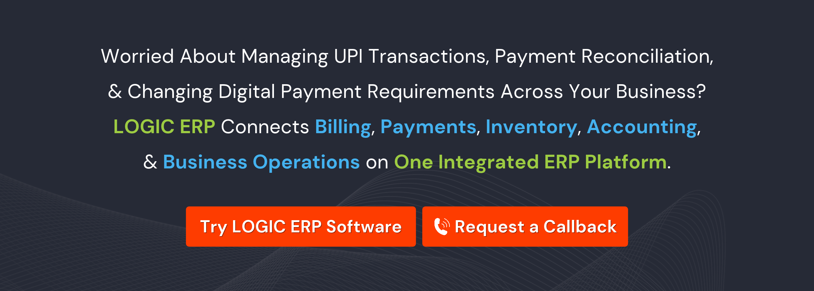 Book a Free Demo of LOGIC ERP Software Now!