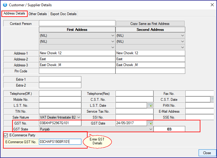 Welcome to LOGIC GST User Guide > GST Implementation in LOGIC > Setup ...